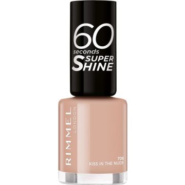 Rimmel 60 Seconds Super Shine Nagellak - 708 Kiss In The Nude