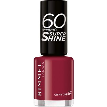 Rimmel 60 Seconds Super Shine Nagellak - 710 Oh My Cherry!