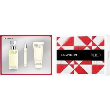 Calvin Klein - Eternity Set Eau de parfum 100 Ml + Body Lotion 100 Ml + Miniature Eau de parfum 10 Ml