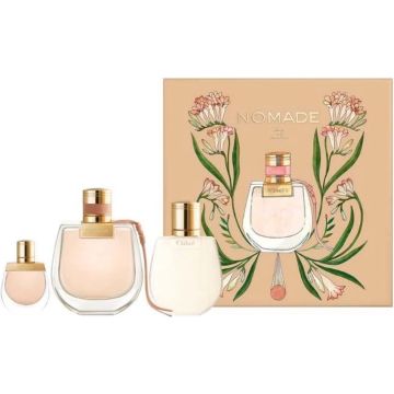 Set Chloe Nomade Edp Spray 75ml + Body Lotion 100ml + Edp 5ml