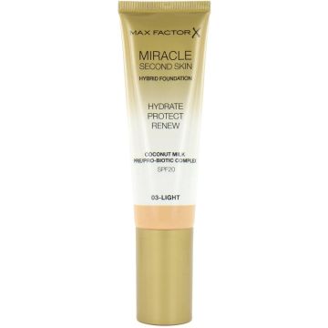 Max Factor Miracle Second Skin Foundation - 03 Light