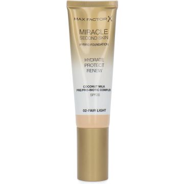 Max Factor Miracle Second Skin Foundation - 02 Fair Light