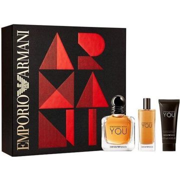 Armani Stronger With You 100 ml Edp + 15ml Edp + 75ml BL set