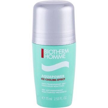 Biotherm Homme Aquapower Ice Cooling Effect Roll-on Deodorant - 75 ml