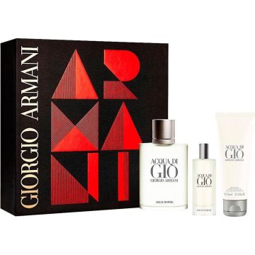 Armani - Eau de toilette - Acqua di Gio 100ml eau de toilette + 15ml eau de toilette + 75ml showergel - Gifts ml