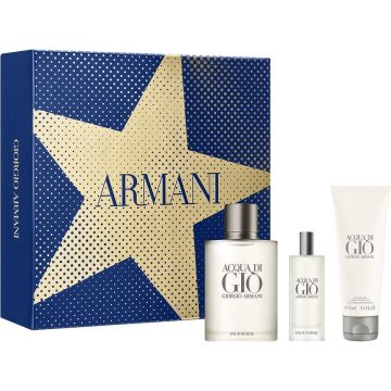 Armani - Eau de toilette - Acqua di gio 100ml eau de toilette + 15ml eau de toilette + 75ml showergel - Gifts ml