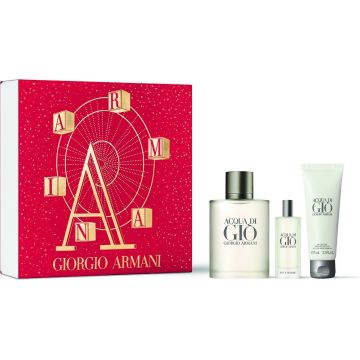 Armani Acqua di Gio Homme Gift Set Eau de Toilette 100 ml + EDT 15 ml + Shower gel 75 ml