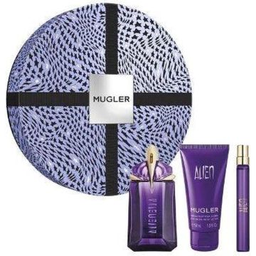 Mugler Alien Eau de parfum 60 ml + Body lotion 50 ml + Eau de parfum 10 ml - Gift Set