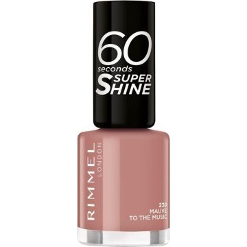 Rimmel 60 Seconds Super Shine Nagellak - 230 Mauve To The Music