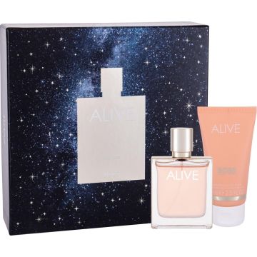 Hugo Boss Alive geschenkset - 50ml eau de parfum + 75ml bodylotion