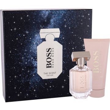 Hugo Boss The Scent 2 Pcs Set For Women: 1.7 Eau De Parfum Spray + 3.3 Body Lotion