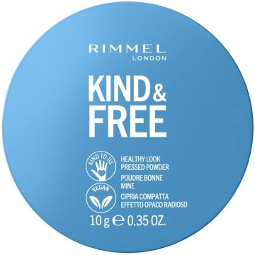 Rimmel London KIND &amp; FREE Vegan Pressed Powder Gezichtspoeder 040 Tan