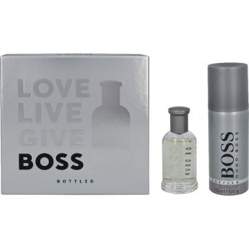 Hugo Boss Bottled Giftset - 50 ml eau de toilette spray + 150 ml deodorant spray - cadeauset voor heren