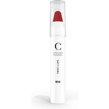 Couleur Caramel Twist Y Lips Barra De Labios 405 Matt Red 1un