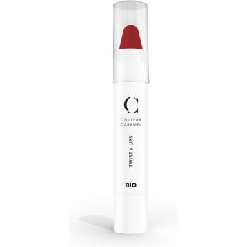 Couleur Caramel Twist Y Lips Barra De Labios 407 Glossy Red 1un