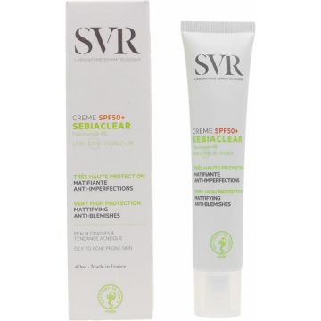 Zonnebrandcrème SVR Sebiaclear Anti-Imperfecties Talgregulerende (40 ml)