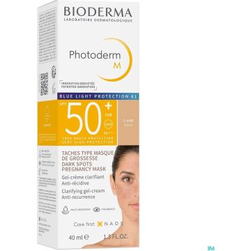 Bioderma Photoderm M Spf 50+ Blue Light Protection Light Tone - Zonnebrand 40 ml