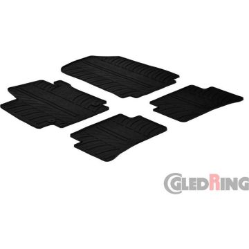 Gledring Rubbermatten passend voor Renault Clio IV 5 deurs 2012-2019 / Clio IV GT 2013- / Captur 2013-2019