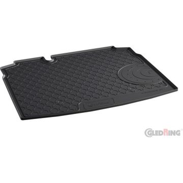 Gledring Rubbasol (Rubber) Kofferbakmat passend voor Volkswagen Golf V &amp; VI HB 3/5-deurs 2003-2012 (met klein reservewiel)