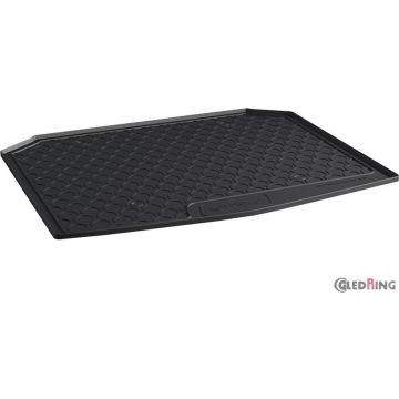 Gledring Rubbasol (Rubber) Kofferbakmat passend voor Skoda Karoq 2WD/4WD 7/2017- (Lage variabele laadvloer)