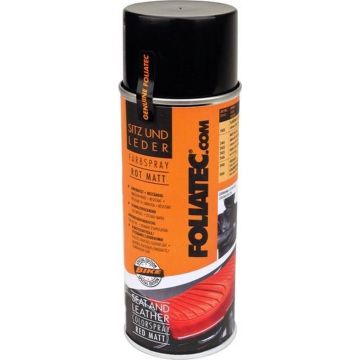 Foliatec Seat &amp; Leather Color Spray - mat rood 1x400ml