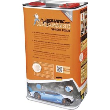 Foliatec Car Body Spray Film (Spuitfolie) - zwart mat 1x5liter bus