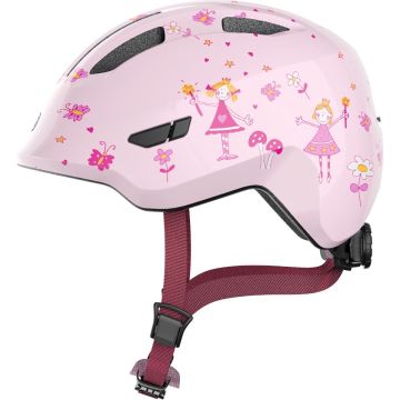 Abus Smiley 3.0 - Fietshelm - Kinderen Pink Princess S (45 - 50 cm)