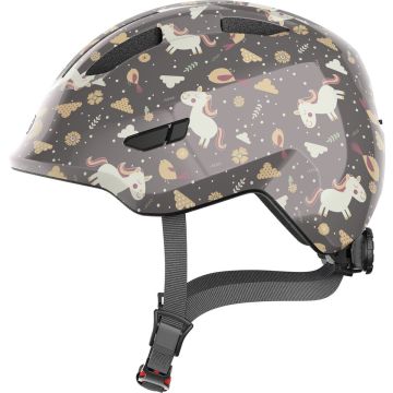 Abus Helm Smiley 3.0 - Grey Horse - S ( 45-50 CM ) - Kinder Fietshelm