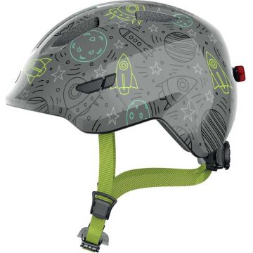 Abus Smiley 3.0 Led - Fietshelm - Kinderen Grey Space M (50 - 55 cm)