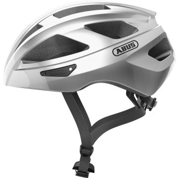 Abus Macator racefietshelm - Gleam Silver M