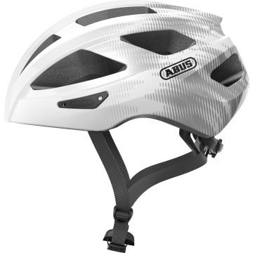 ABUS Macator Fietshelm - Maat L (58-62 cm) - whiteilver