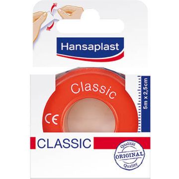 Hansaplast Classic Hechtpleister - 2,5cm x 5m