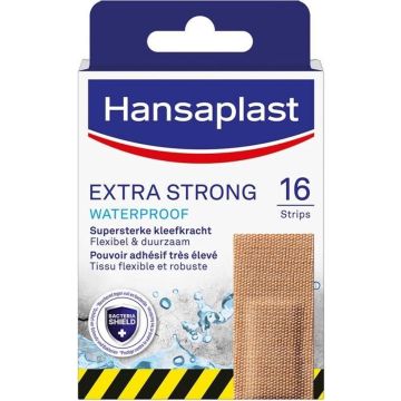 Hansaplast Extra Strong Waterproof Pleisters - 16 stuks