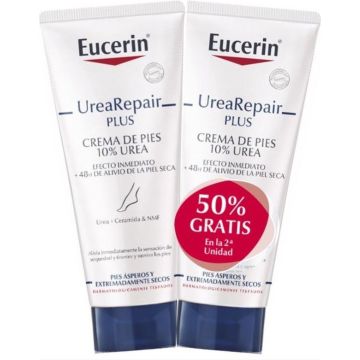 Eucerin Urearepair Plus Foot Cream 10% Urea Lot 2 X 100 Ml