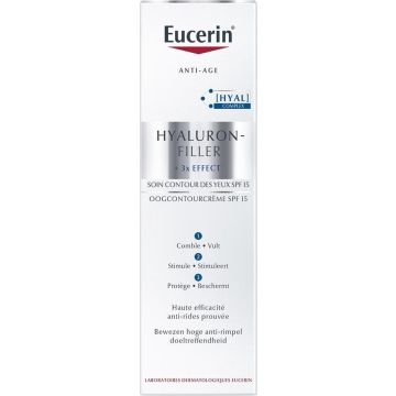 Eucerin Hyaluron-Filler eye cream/moisturizer Oogcrème Vrouwen 15 ml