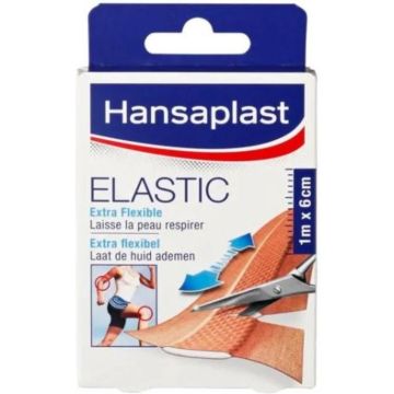 Hansaplast Elastic Pleisters - 1m x 6 cm