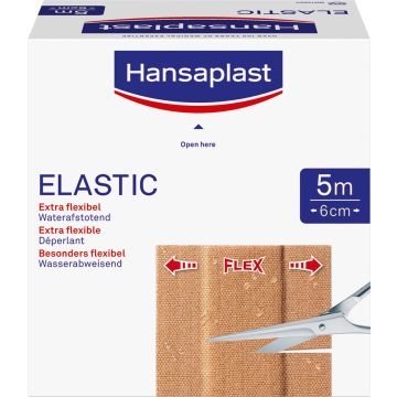 Hansaplast Elastic Family Pack Pleisters - 5m x 6cm