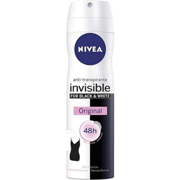 Deodorant Spray Black &amp; White Invisible Nivea (200 ml)