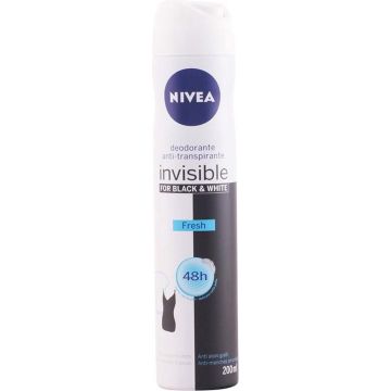 Nivea BLACK &amp; WHITE INVISIBLE FRESH - deodorant - spray 200 ml