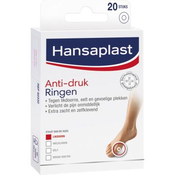 Hansaplast Anti-Drukringen voor Likdoorns - Pleisters - 20 stuks