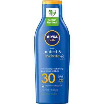 NIVEA SUN Zonnebrand Melk Protect &amp; Hydrate SPF 30 - 200 ml