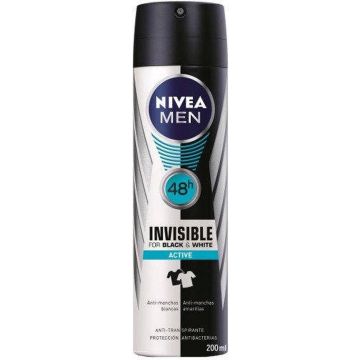 Deodorant Spray Men Black &amp; White Active Nivea (200 ml)