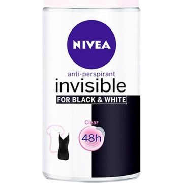 Nivea Black &amp; White Invisible Deo Roll-on 50 Ml