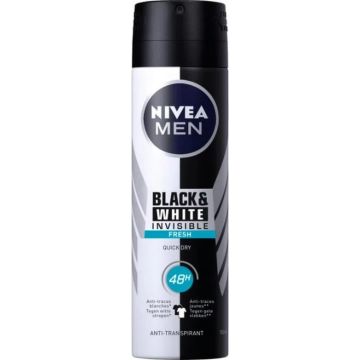 Nivea Deospray Men - Invisible Black &amp; White 150ML