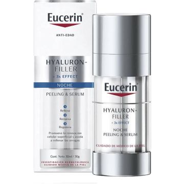 Eucerin Hyaluron Filler Peeling &amp; Serum Noche 30 Ml