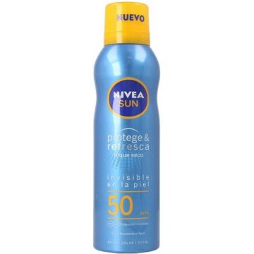 Zon Protector Spray Sun Protege &amp; Refresca Nivea 50 (200 ml)