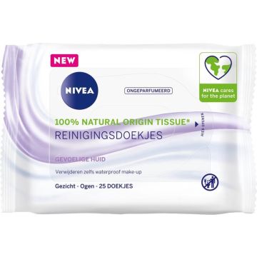 NIVEA Sensitive Reinigingsdoekjes - 25 stuks