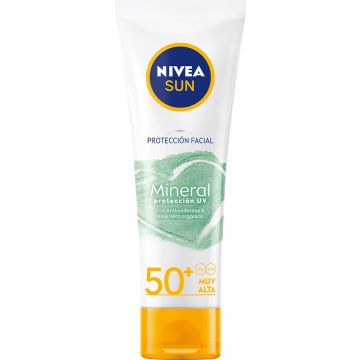 Zonnebrand crème Sun Facial Mineral Nivea 50+ (50 ml)