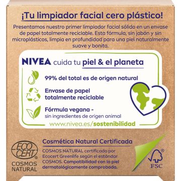 Nivea Naturally Clean Face Bar - Anti-Blemish Scrub