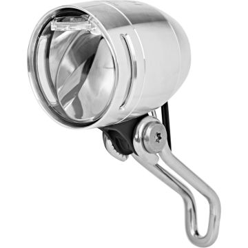 Busch + Müller Lumotec IQ-XS T Senso Plus Koplamp, zilver/transparant